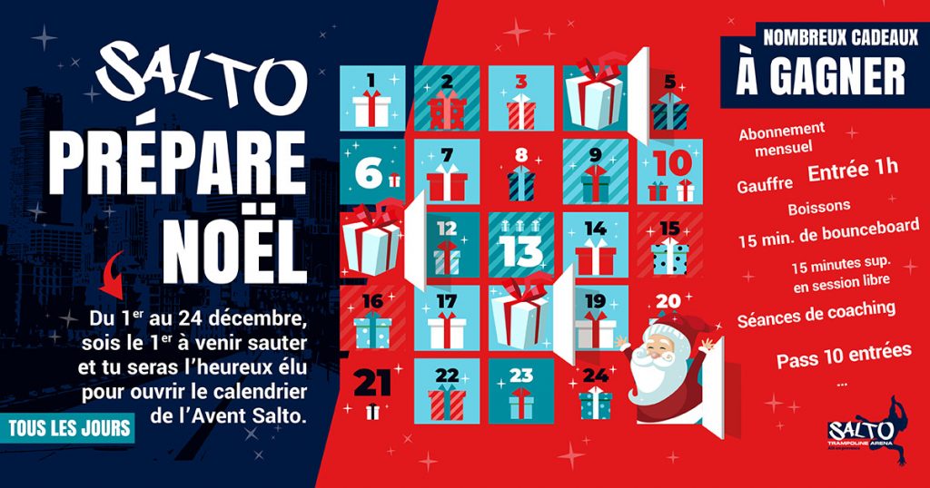 SALTO : CALENDRIER DE L'AVENT NOEL2018