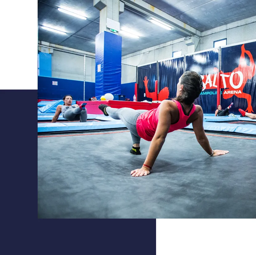 Vignette univers Salto Trampoline Arena