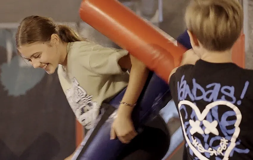 Anniversaire dans un trampoline park à Mougins