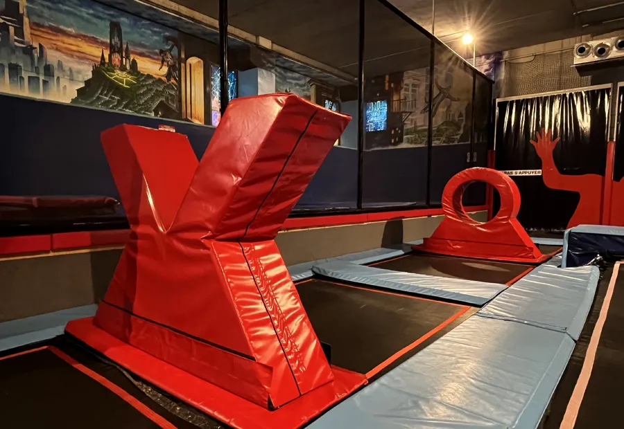 Les zones de jeux : Le Parcours d'obstacles