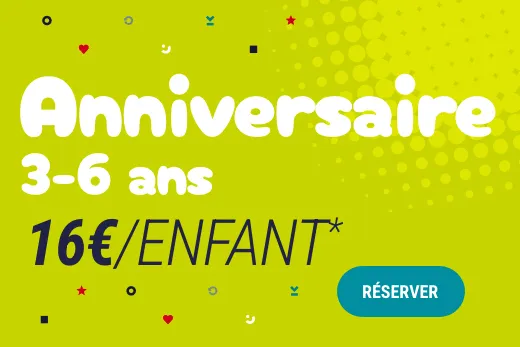 Vignette Formule Anniversaire Trampoline 3-6 ans